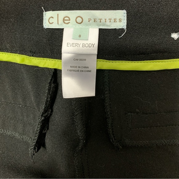Cleo petite black dress pants Size Sp - Picture 10 of 13